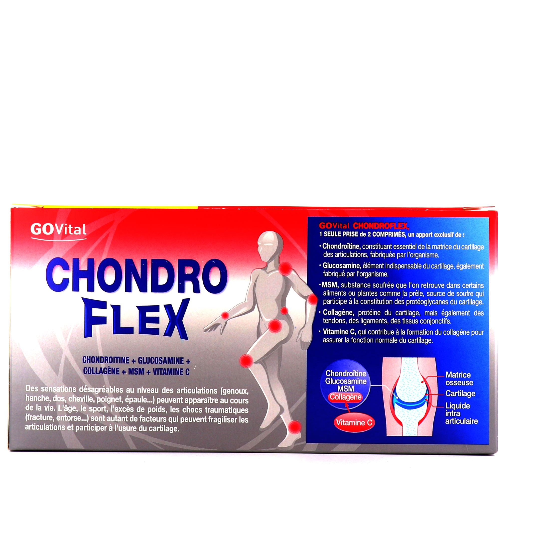 Govital Chondro Flex 180 Comprimés 2 Mois + 1 OFFERT URGO Pharmacie