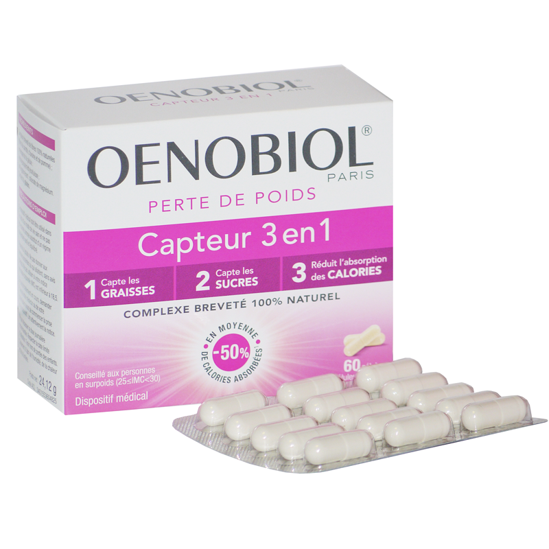 Prix d'Oenobiol Minceur capteur 3 en 1 Prix d'Oenobiol Minceur capteur 3 en 1