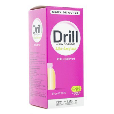 drill alfa amylase sirop mal de gorge a partir de 6 mois drill alfa amylase sirop mal de gorge a partir de 6 mois
