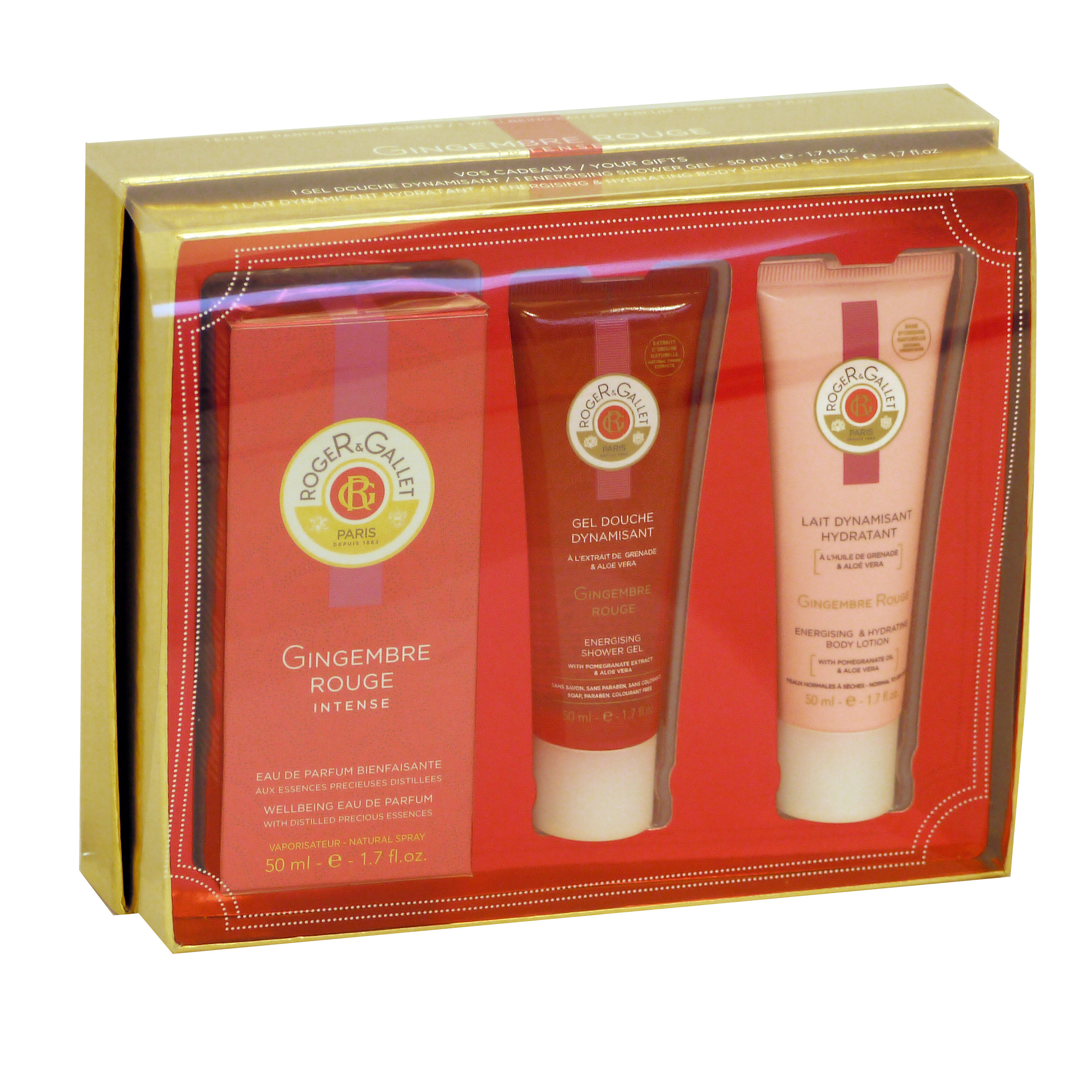 Eau de parfum Gingembre Rouge Intense COFFRET 2016 Roger et Gallet Pharmacie des drakkars