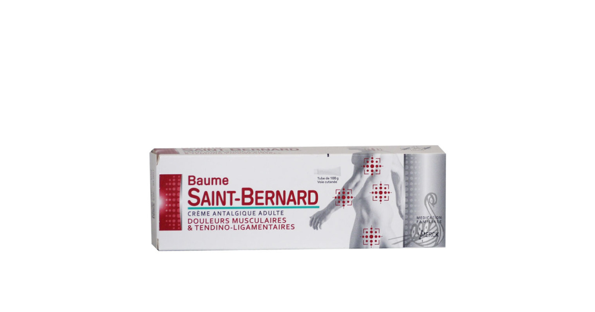 Baume Saint Bernard 100 g MERCK Pharmacie des drakkars