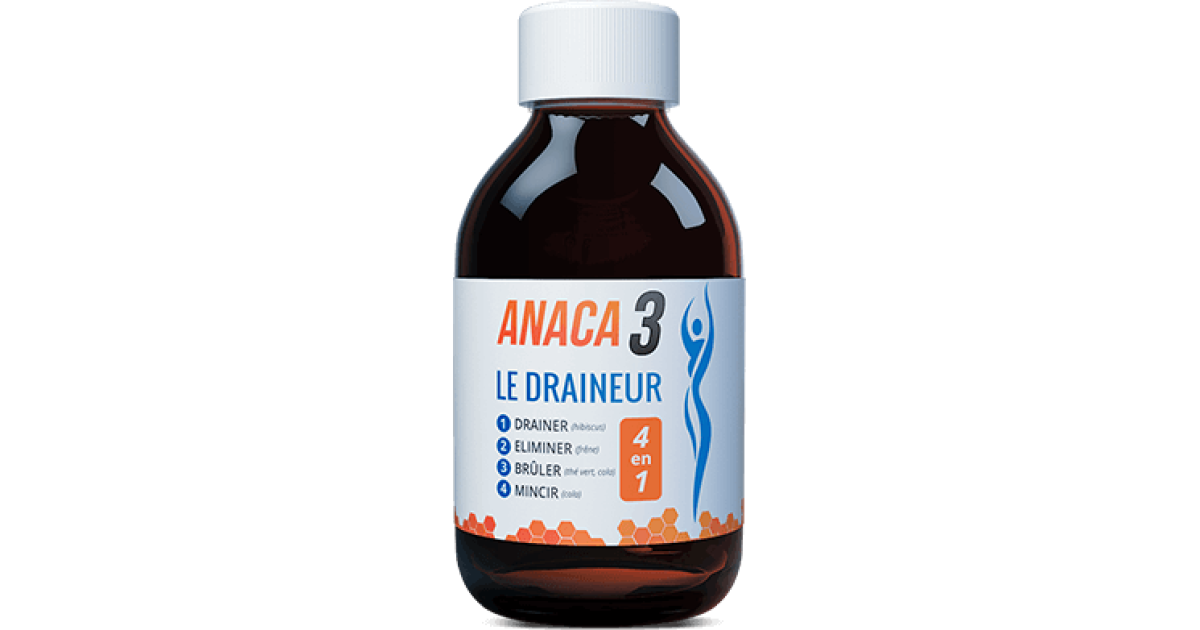 Anaca3 Draineur 4 en 1 250ml - Anaca3 | Pharmacie des drakkars Anaca3 Draineur 4 en 1 250ml - Anaca3 | Pharmacie des drakkars