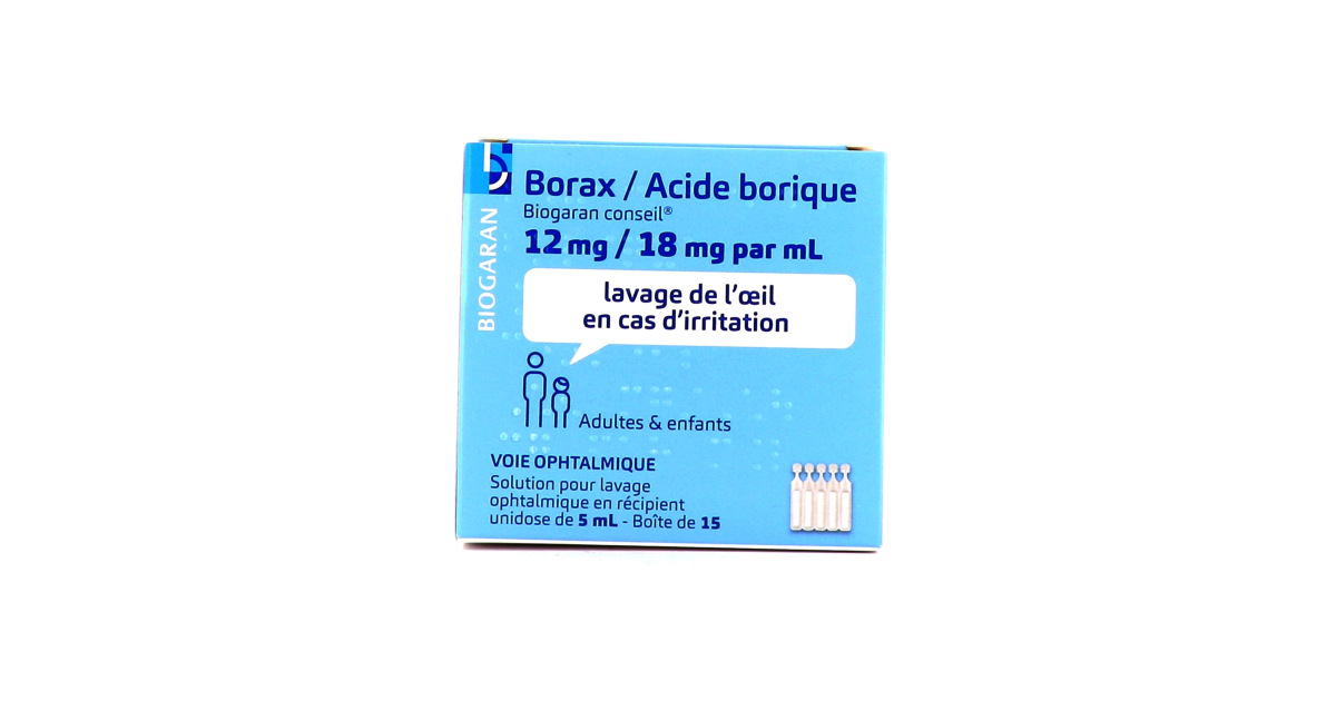 Difference Entre Acide Borique Et Serum Physiologique