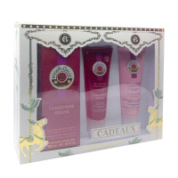 Roger & Gallet Coffret Gingembre rouge 100ml + Gel douche 50ml + Lait 50ml Offerts - Coffret Noël 2018