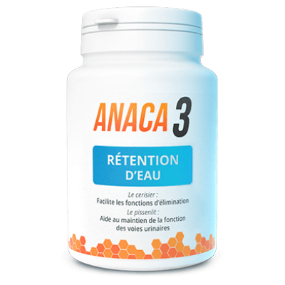 Anaca3 Retention d'eau 60 gélules - Anaca3 | Pharmacie des Anaca3 Retention d'eau 60 gélules - Anaca3 | Pharmacie des