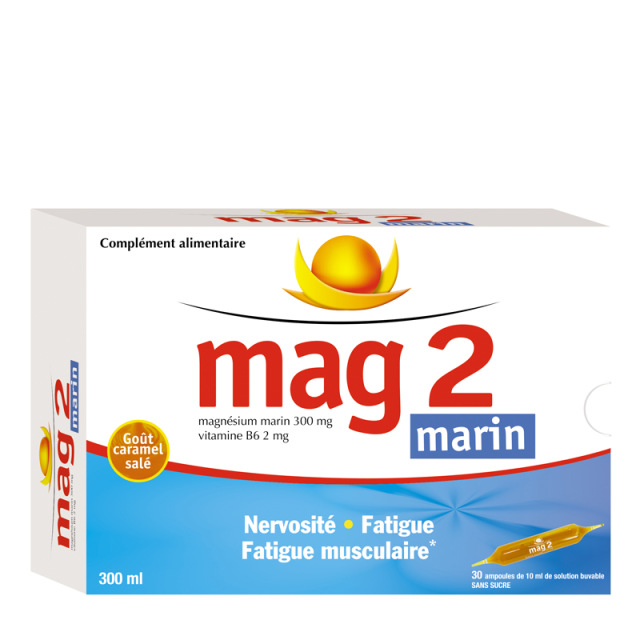 Marin 30 ampoules buvables Mag2 Pharmacie des drakkars