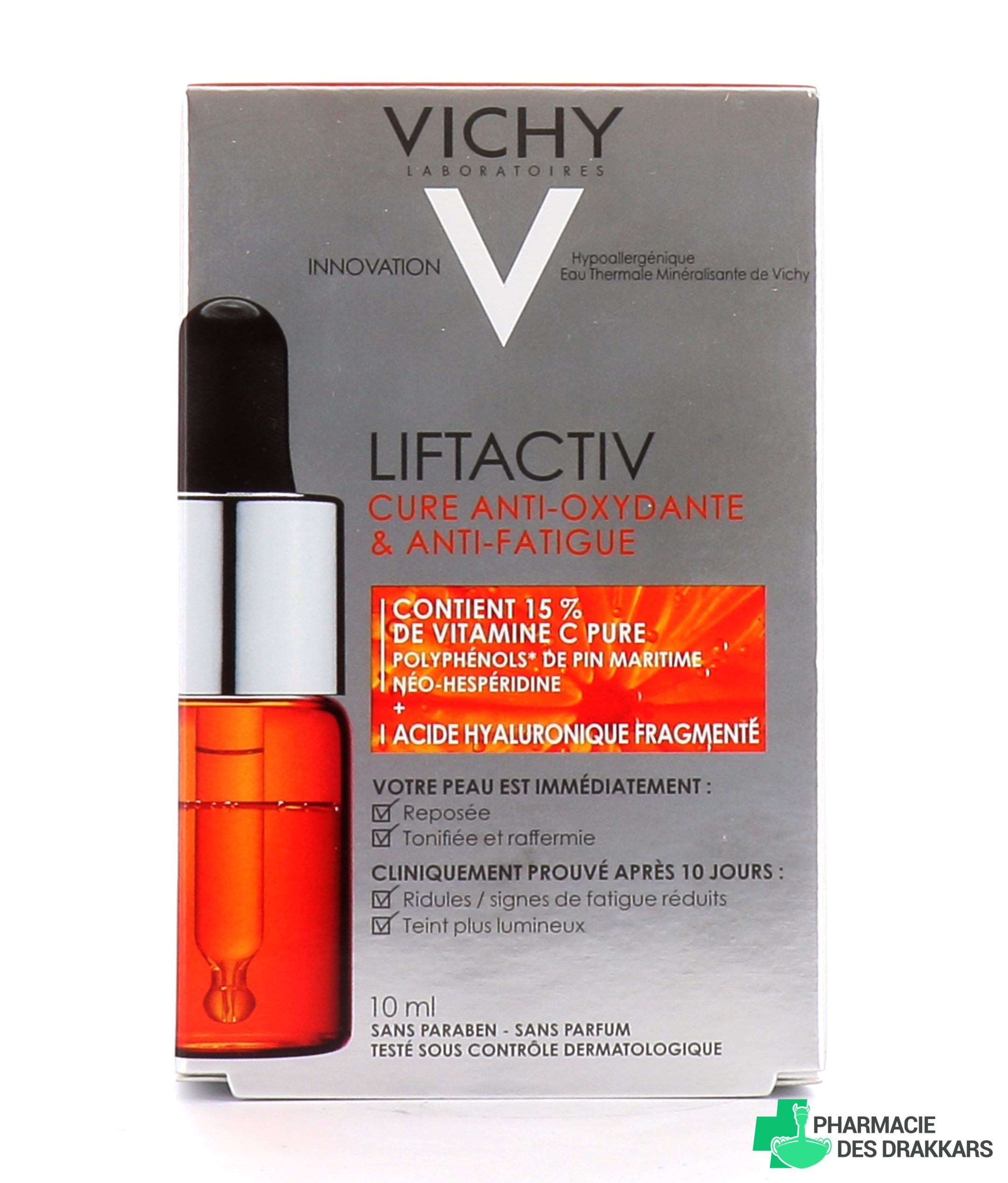 Liftactiv Cure antioxydante et antifatigue 10ml Vichy Pharmacie