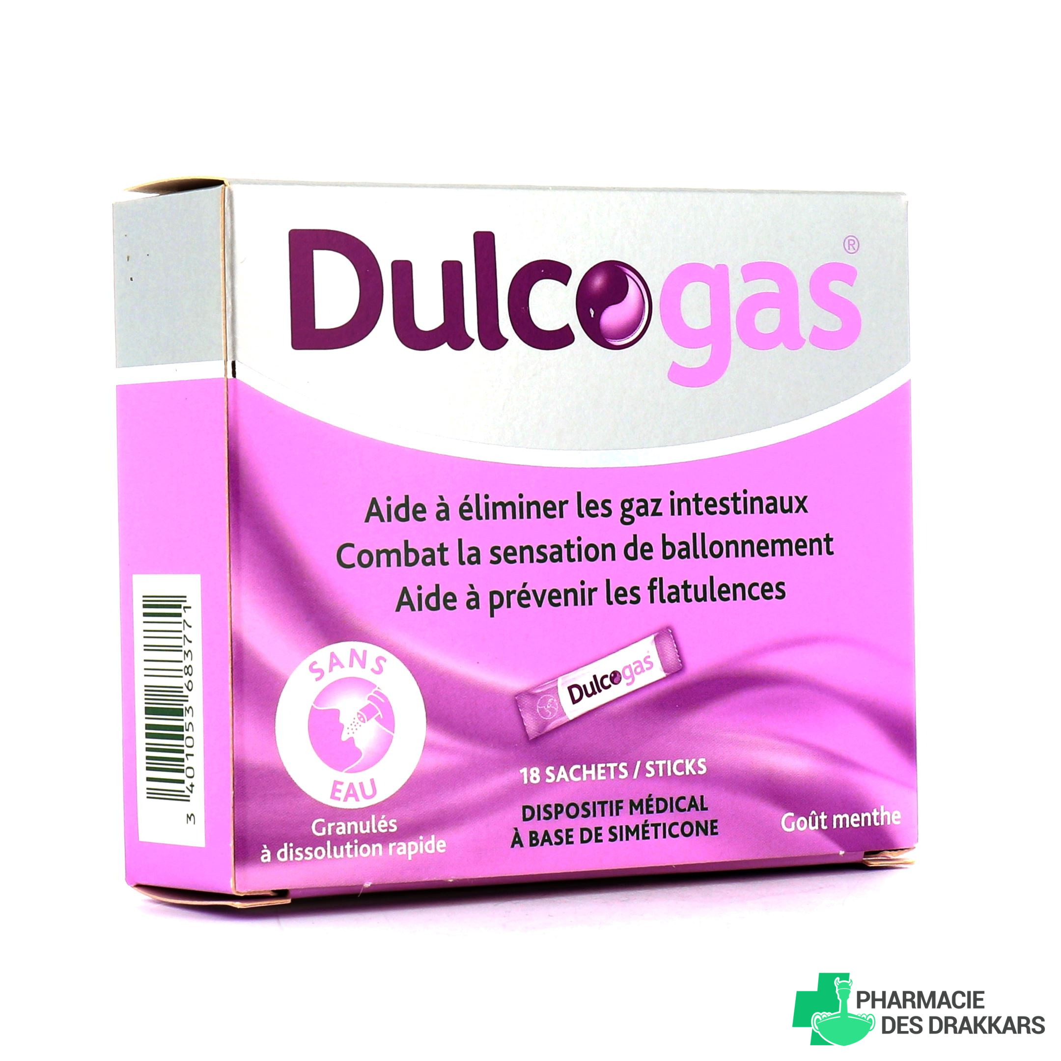 Dulcogas gaz intestinaux ballonements flatulences  BOEHRINGER