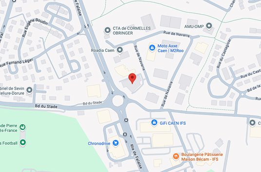 Position de la pharmacie sur la carte