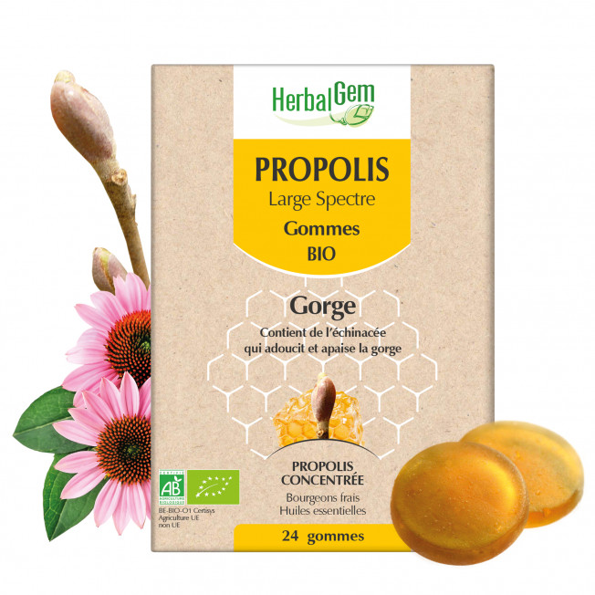 Gommes Propolis large spectre Herbalgem